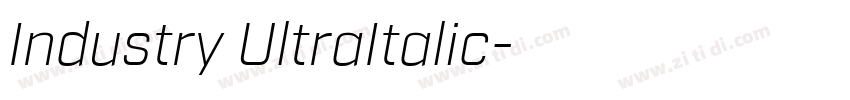 Industry UltraItalic字体转换 Industry UltraItalic字体转换